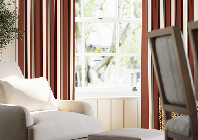 The British Stripe Co. Henry, Teignbridge No.1 - Made to Measure Curtains - Image 5